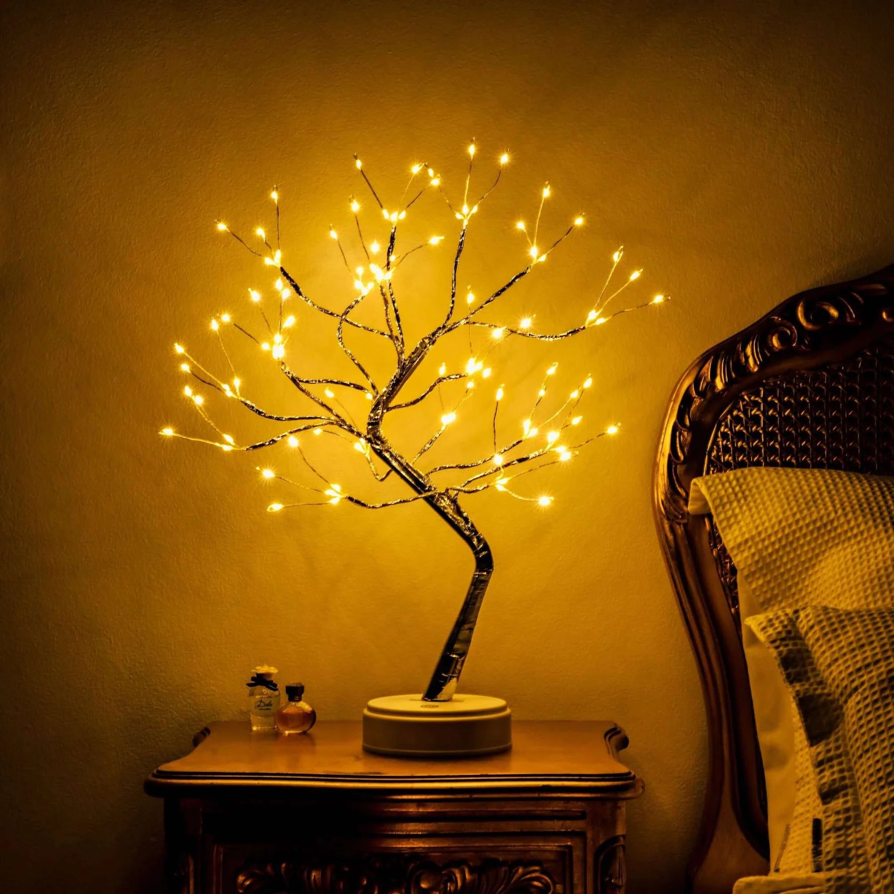 Árbol de los Espíritus con luces LED: Lámpara decorativa mágica para dormitorio y decoración del hogar