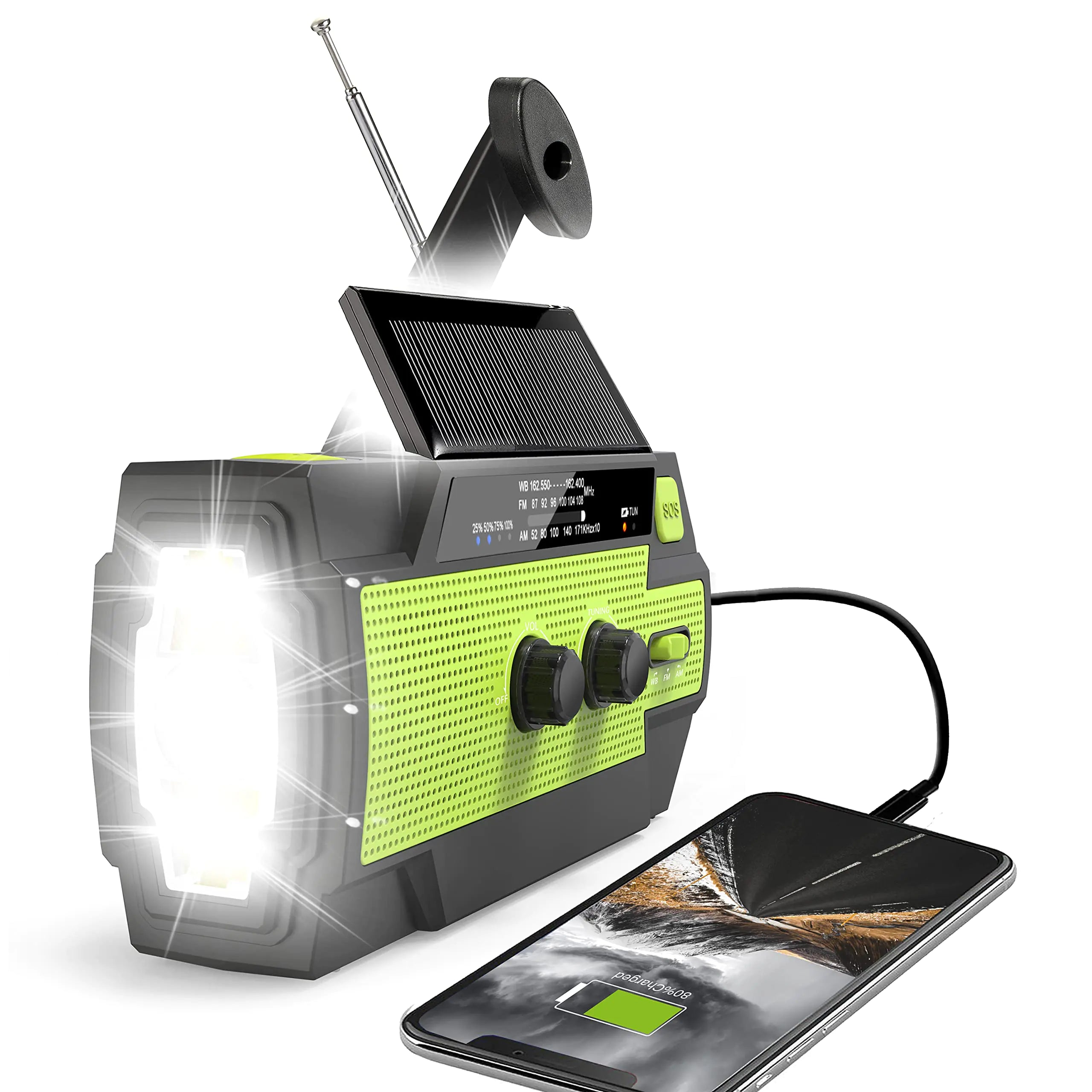 Radio solar de emergencia