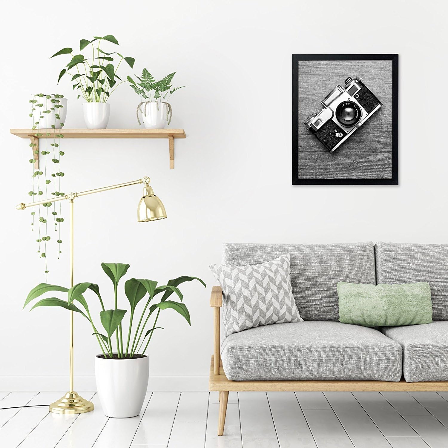 16X20 Picture Frame with Polished Plexiglass - Black Picture Frame - Wide Photo Frames Made of Engineered Wood for Vertical or Horizontal Wall Display - Epic Collection - Black