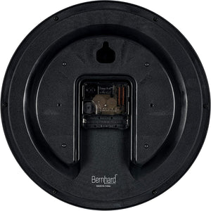 Black Wall Clock Silent Non Ticking 10 Inch Quality Quartz Battery Operated round Easy to Read Home/Office/Kitchen/Classroom/School Clock Sweep Movement