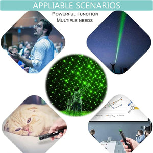 Long Range Laser Pointer, USB Rechargeable Laser Pointer, Suitable for TV, LED, LCD Screen Demonstration and so On.