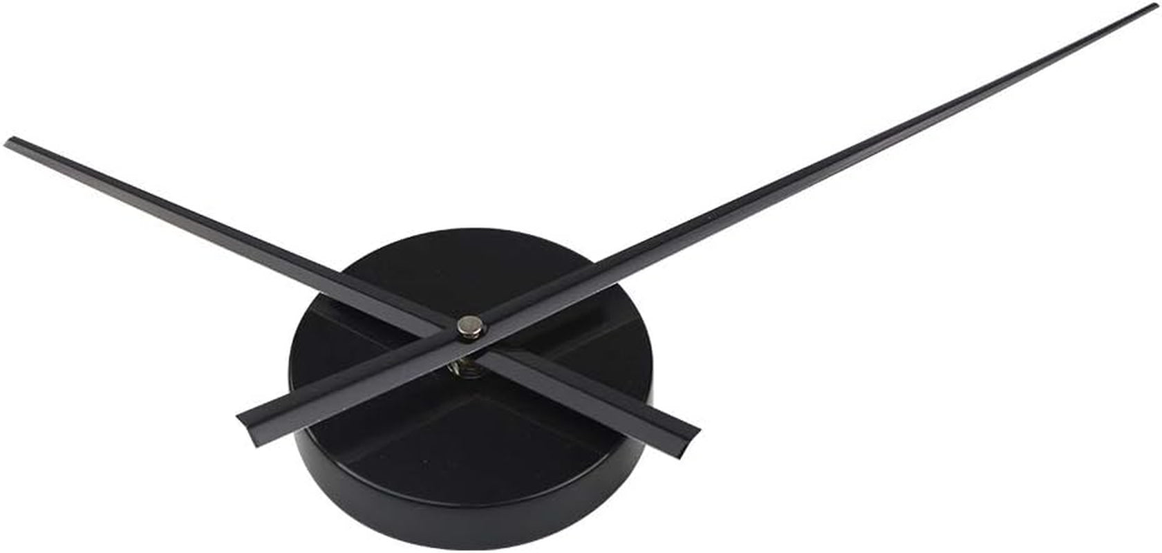 DIY Large 3D Clock Hands Wall Art Decor Quartz Clock Mechanism Accessories (Black)